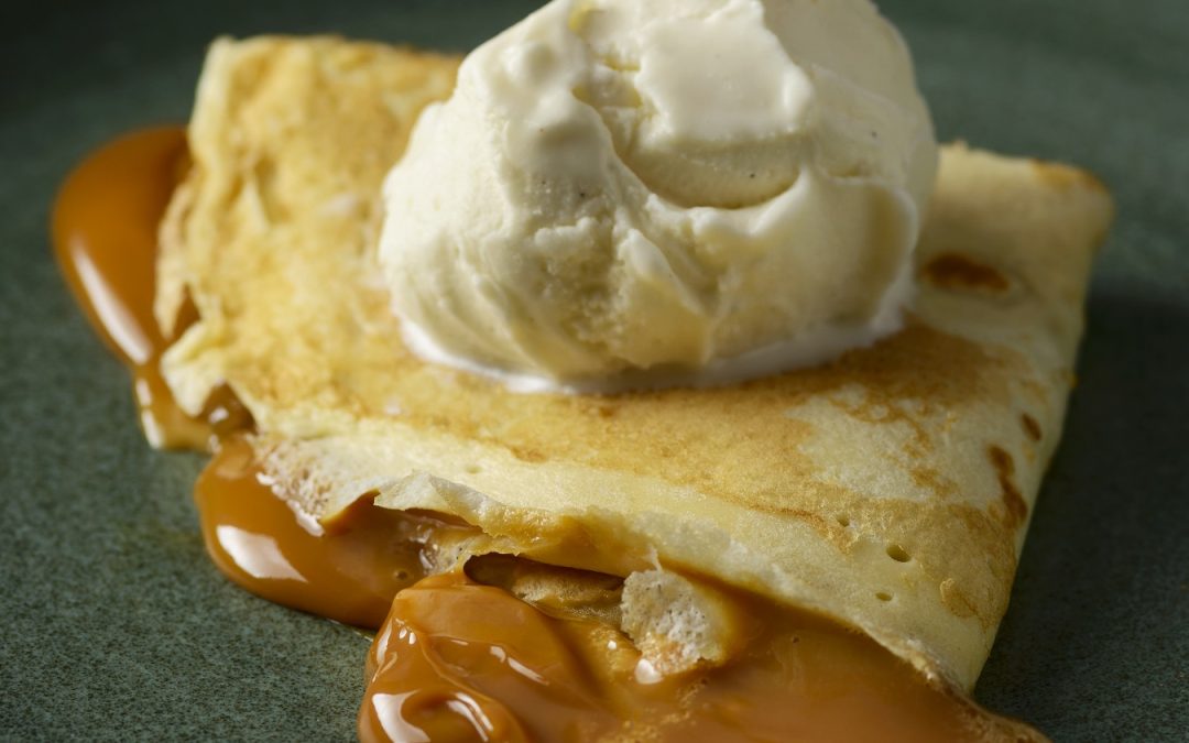 Panqueca de doce de leite