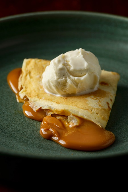 Panqueca de doce de leite