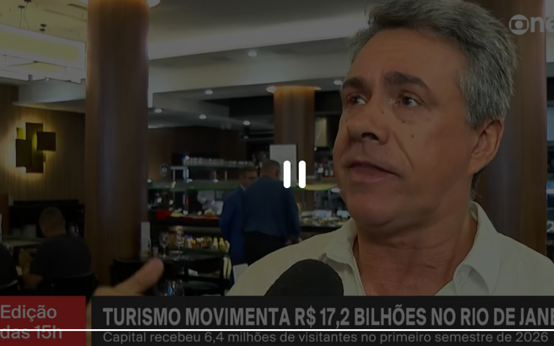 Deu na GloboNews: turismo movimenta R$ 17,2 bilhões no Rio de Janeiro (com entrevista na Palace)